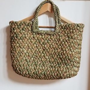 Large Woven Straw Tote